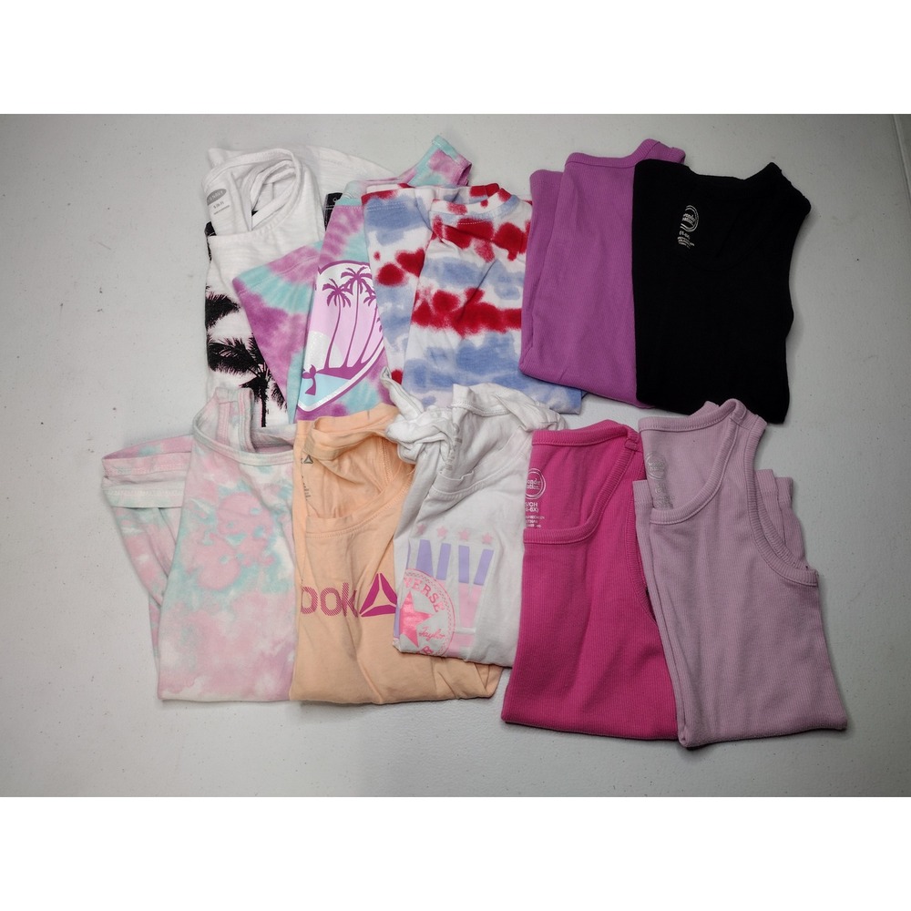Girls Tank Top Lot 10pc Size 6 6X Mixed Bundle